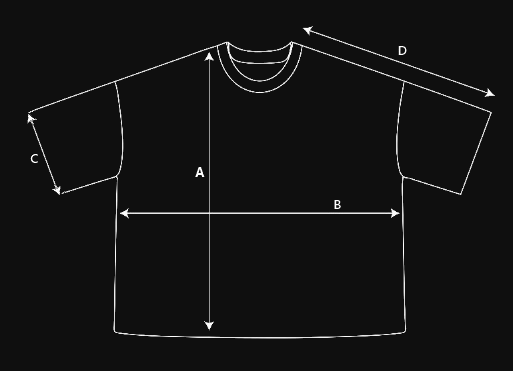 Reversible Tee measurement diagram